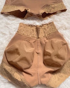 Short Faja Invisible Sin Costuras de Talle Bajo con Efecto Push Up