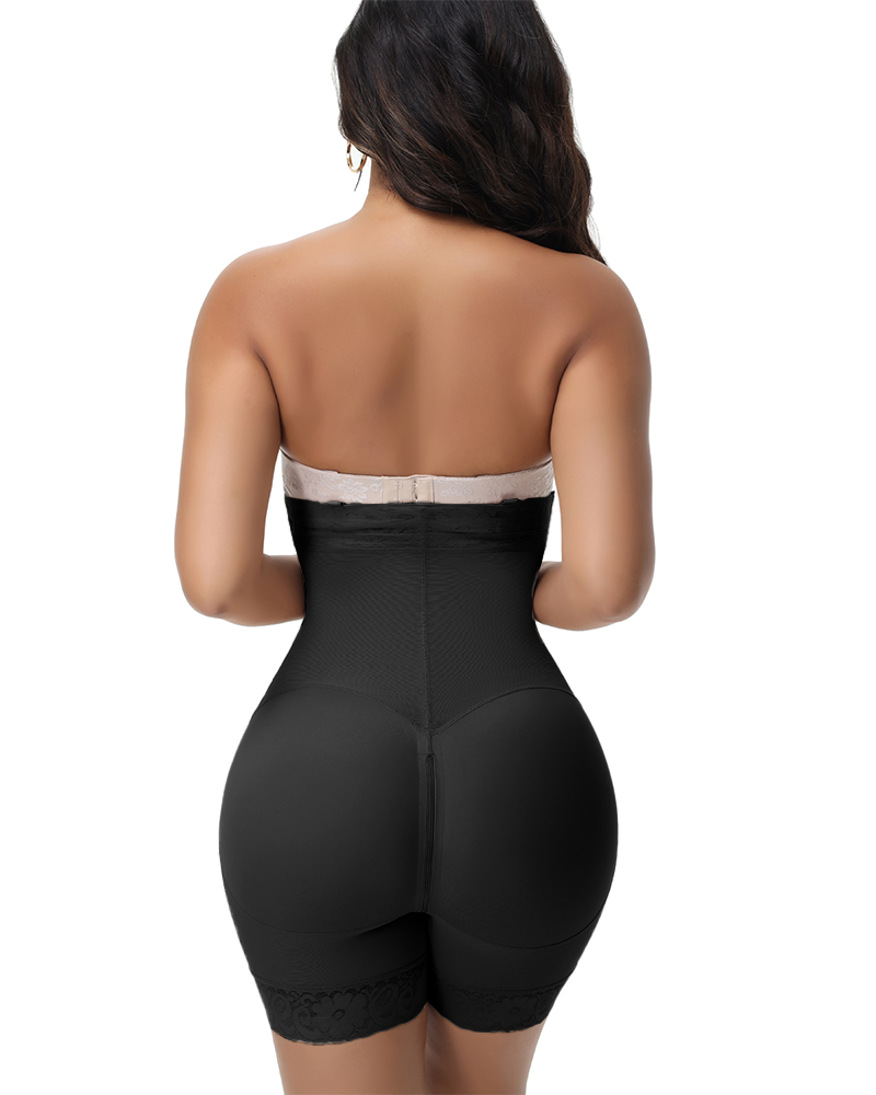 Short Faja con Cremallera en Entrepierna y Tirantes Desmontables