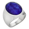 Royal Ocean Ring - 925 Silver - Genuine Blue Sapphire Stone