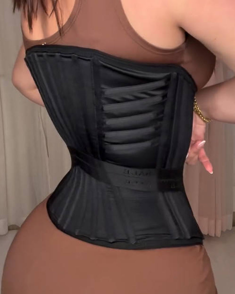 Faja Colombiana Corsé con Varillas y Banda Elástica