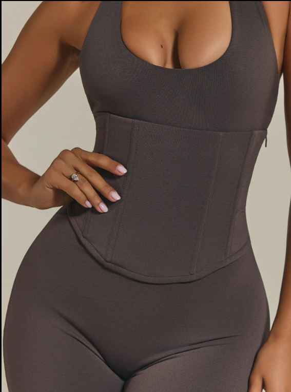 Conjunto Mono Capri con Corsé Moldeador Desmontable