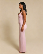 Vestido Largo con Corsé Moldeador Desmontable