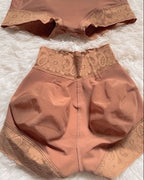 Short Faja Invisible Sin Costuras de Talle Bajo con Efecto Push Up