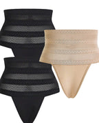Braguita Faja Tanga de Talle Alto Transpirable – Control de Abdomen
