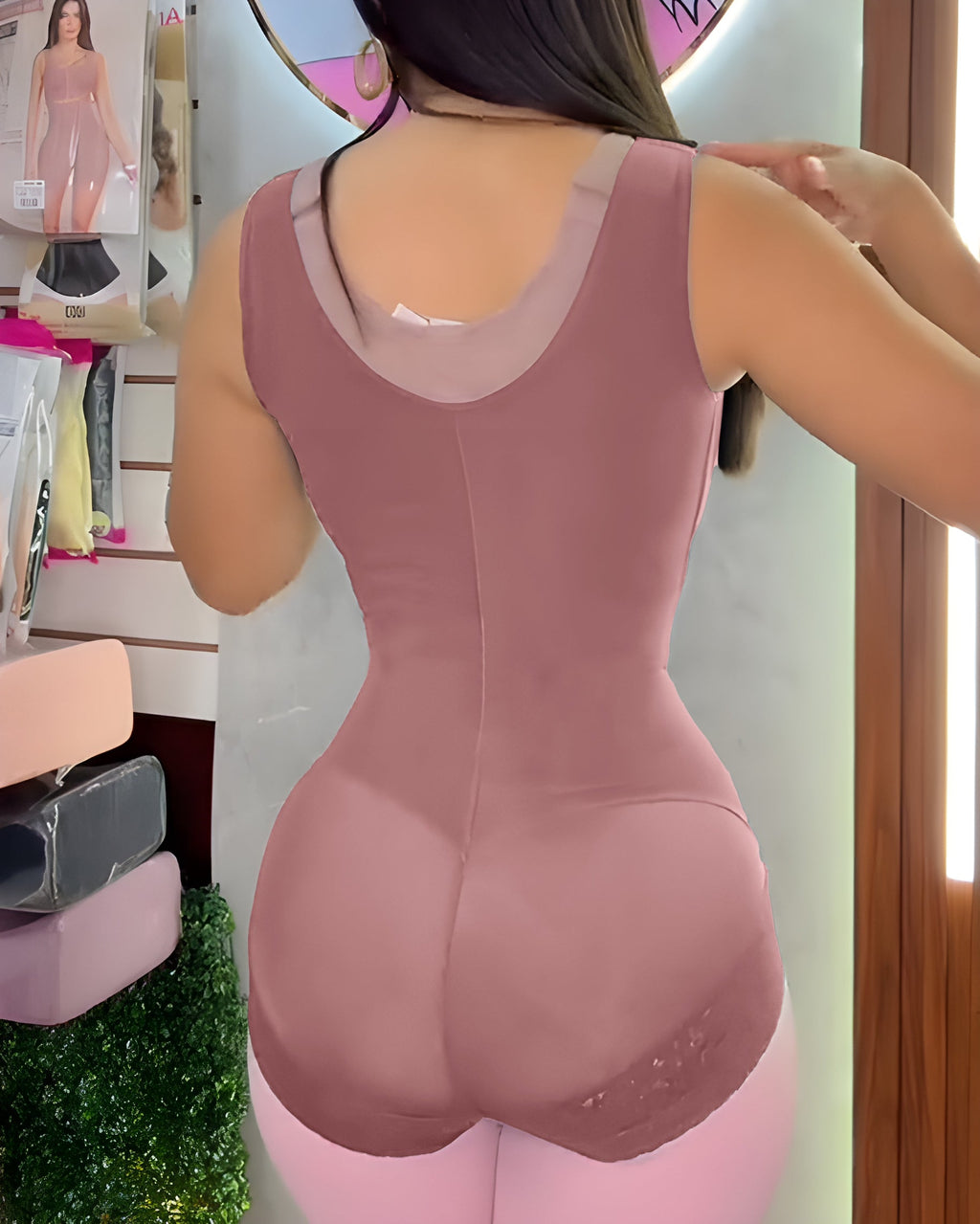 Faja Colombiana de Doble Compresión con Copa Completa