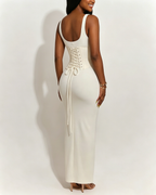 Vestido Largo con Corsé Moldeador Desmontable