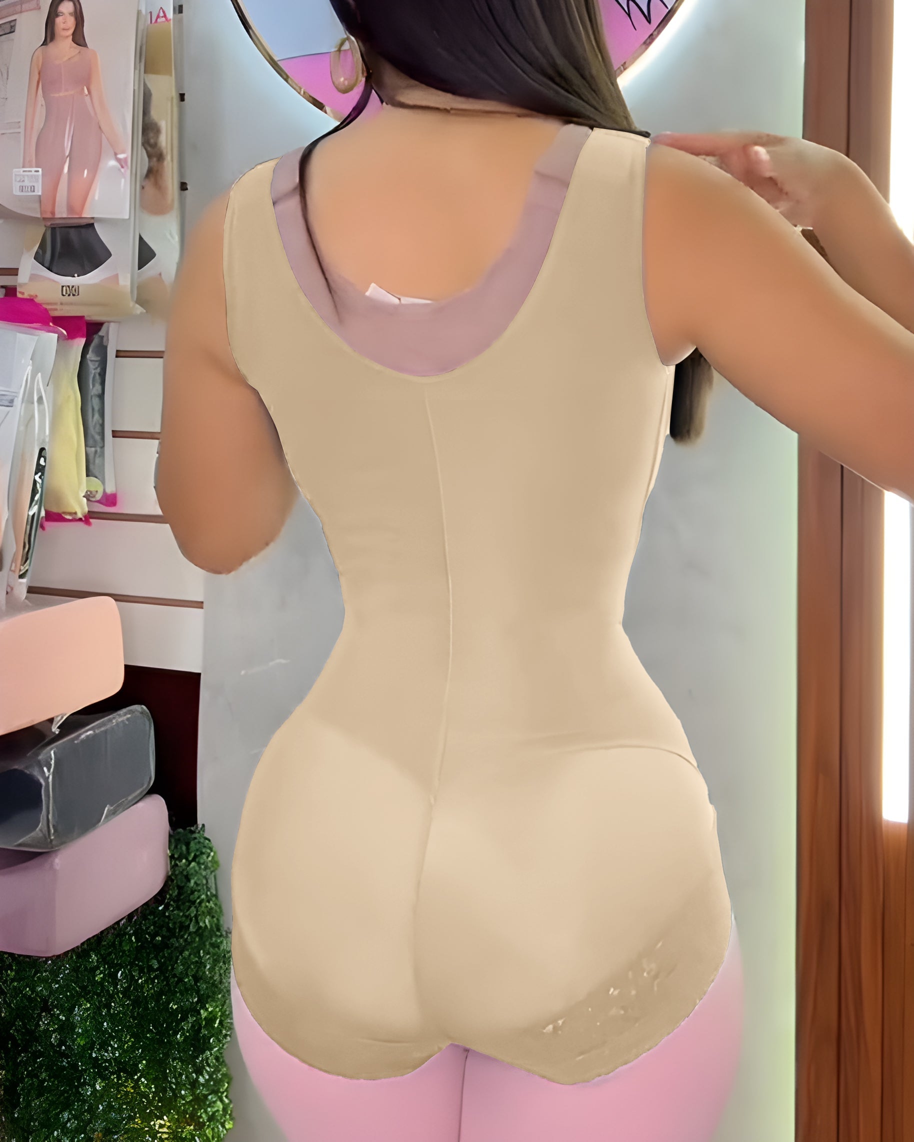 Faja Colombiana de Doble Compresión con Copa Completa