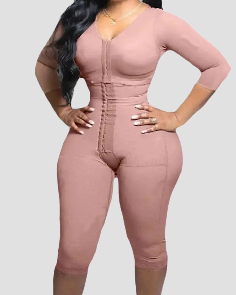 Faja Colombiana Completa de Alta Compresión con Copa Completa