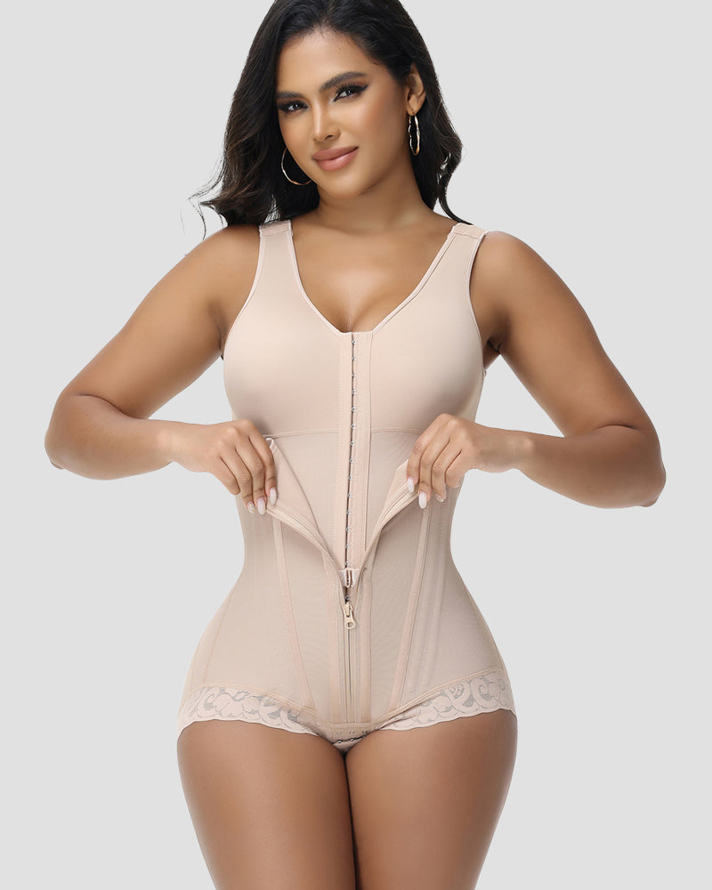 Faja Colombiana de Doble Compresión con Copa Completa