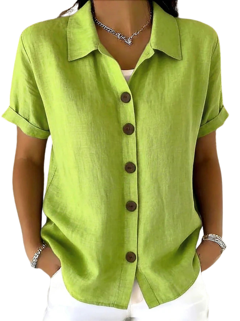 Marisol™ | Camisa de manga corta y corte holgado