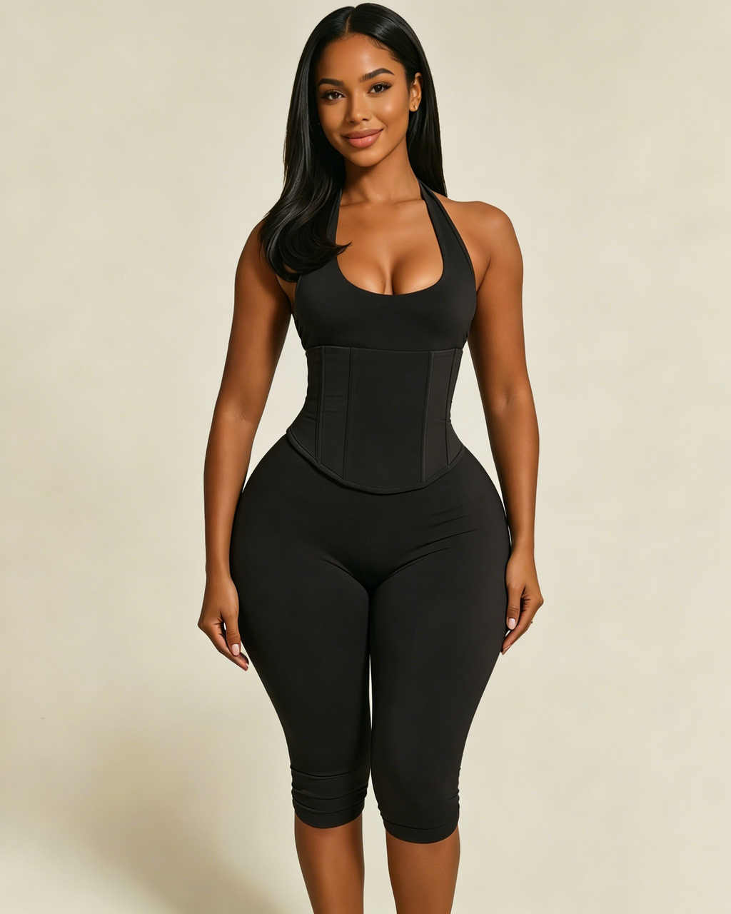 Conjunto Mono Capri con Corsé Moldeador Desmontable