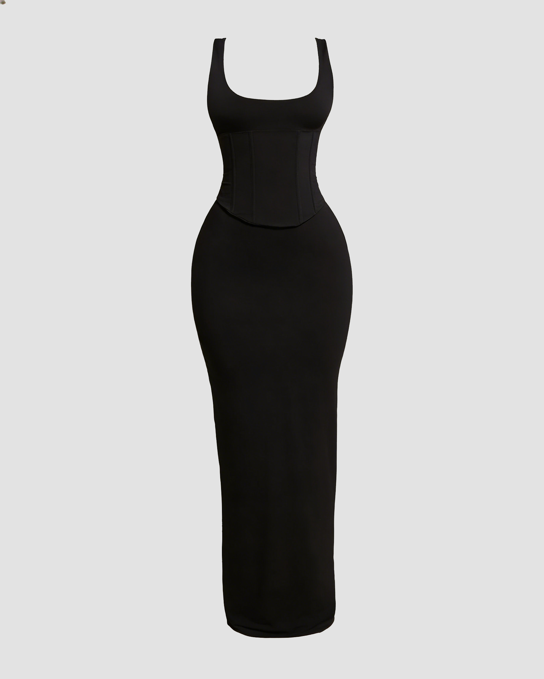 Vestido Largo con Corsé Moldeador Desmontable