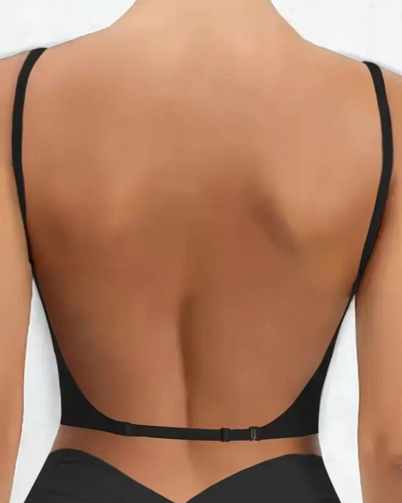 Sujetador Push Up Sin Costuras con Espalda en U