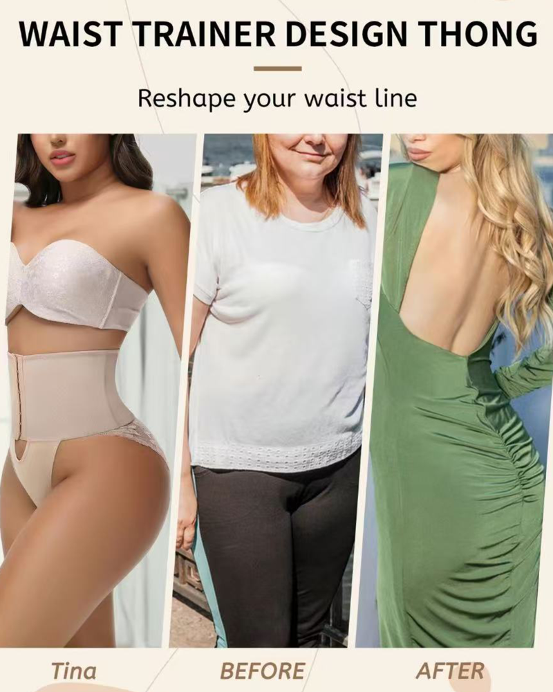 Body Faja de Apertura Frontal con Braguita Reductora de Encaje
