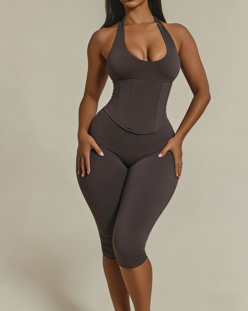Conjunto Mono Capri con Corsé Moldeador Desmontable