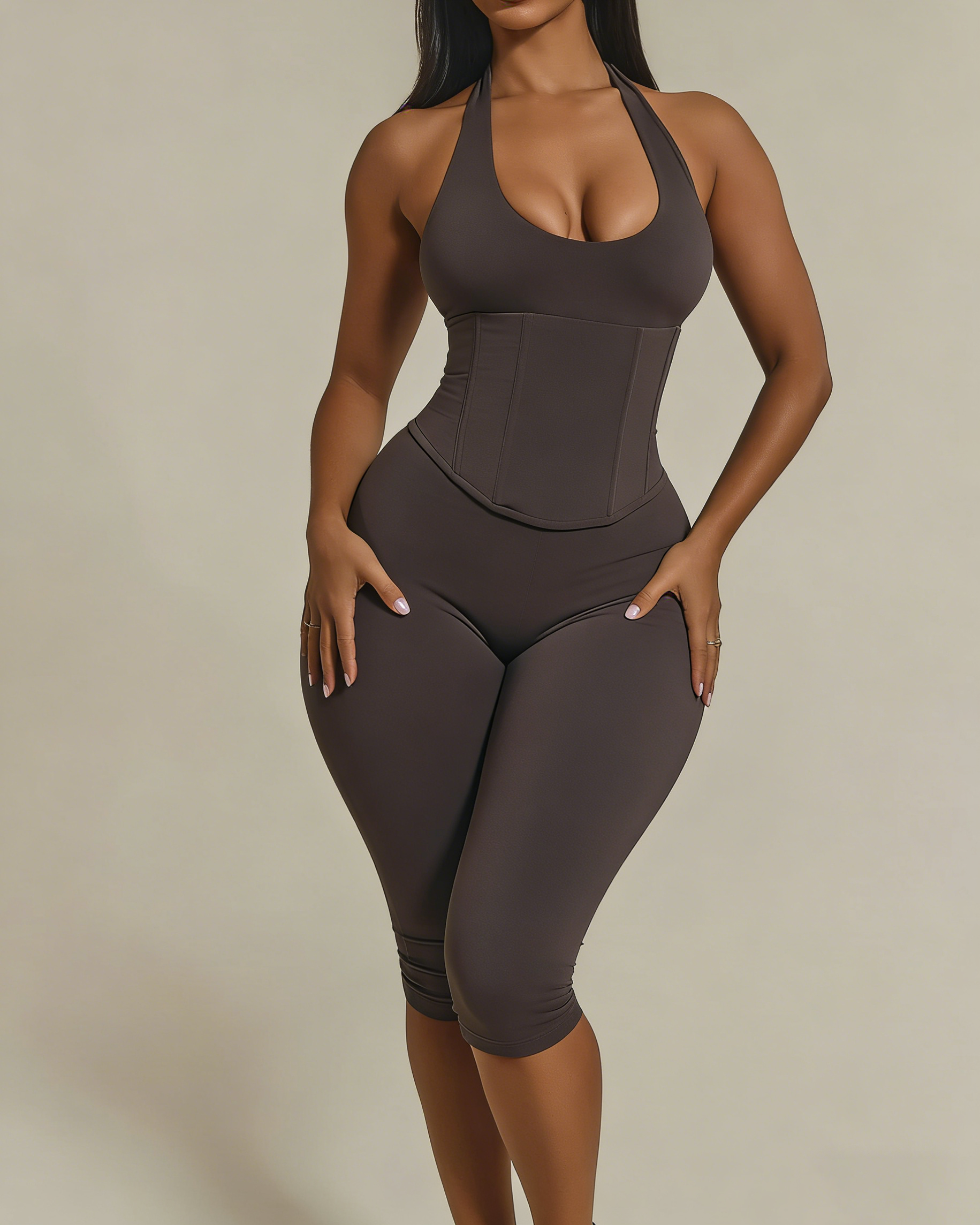 Conjunto Mono Capri con Corsé Moldeador Desmontable