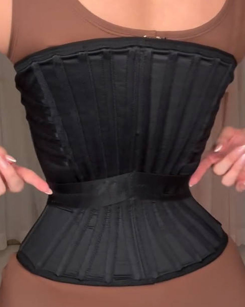 Faja Colombiana Corsé con Varillas y Banda Elástica