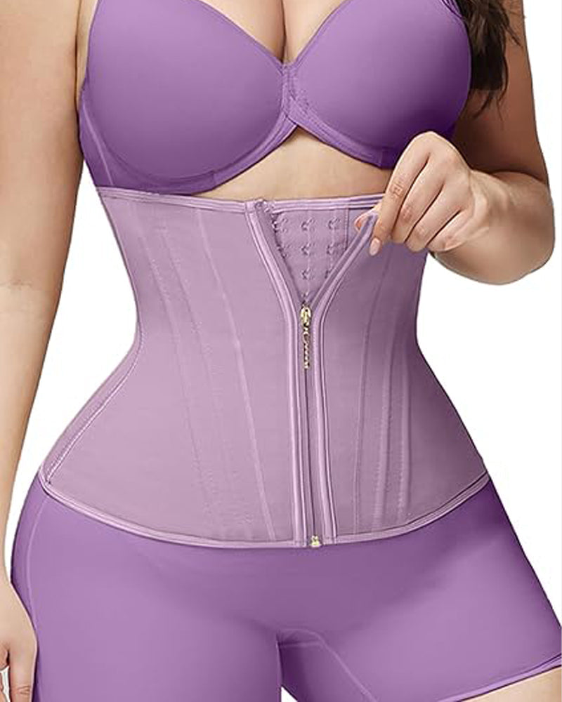 Faja Chaleco con Cremallera y 15 Varillas de Acero