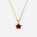 Collar Flor Violeta