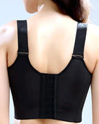 Sujetador Push Up Sin Aro con Laterales Anchos y Tirantes Regulables