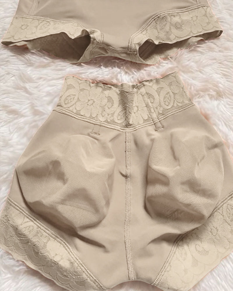Short Faja Invisible Sin Costuras de Talle Bajo con Efecto Push Up