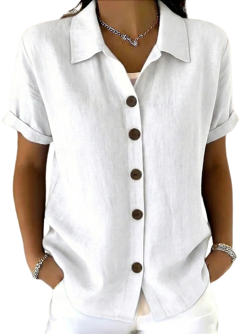 Marisol™ | Camisa de manga corta y corte holgado