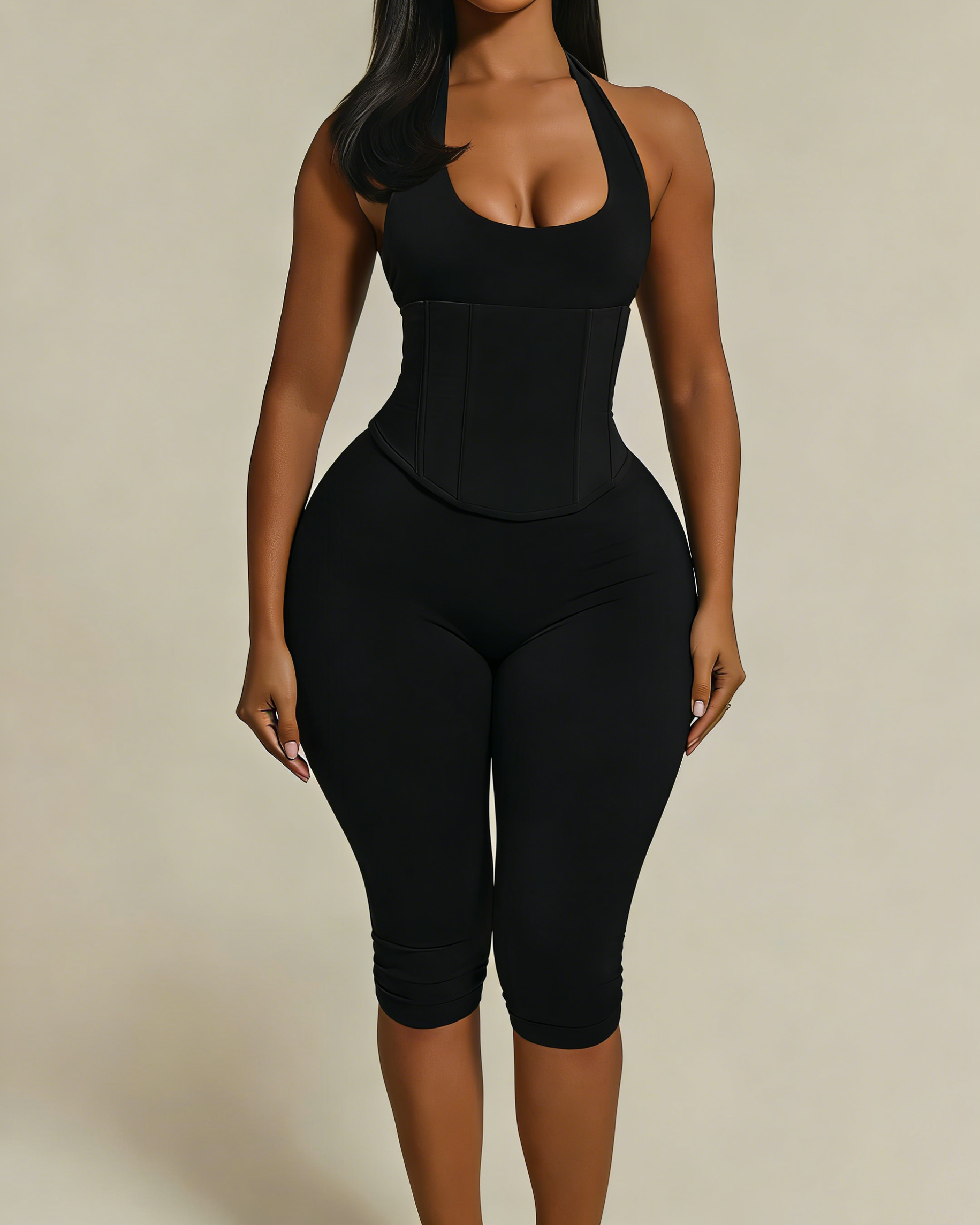 Conjunto Mono Capri con Corsé Moldeador Desmontable