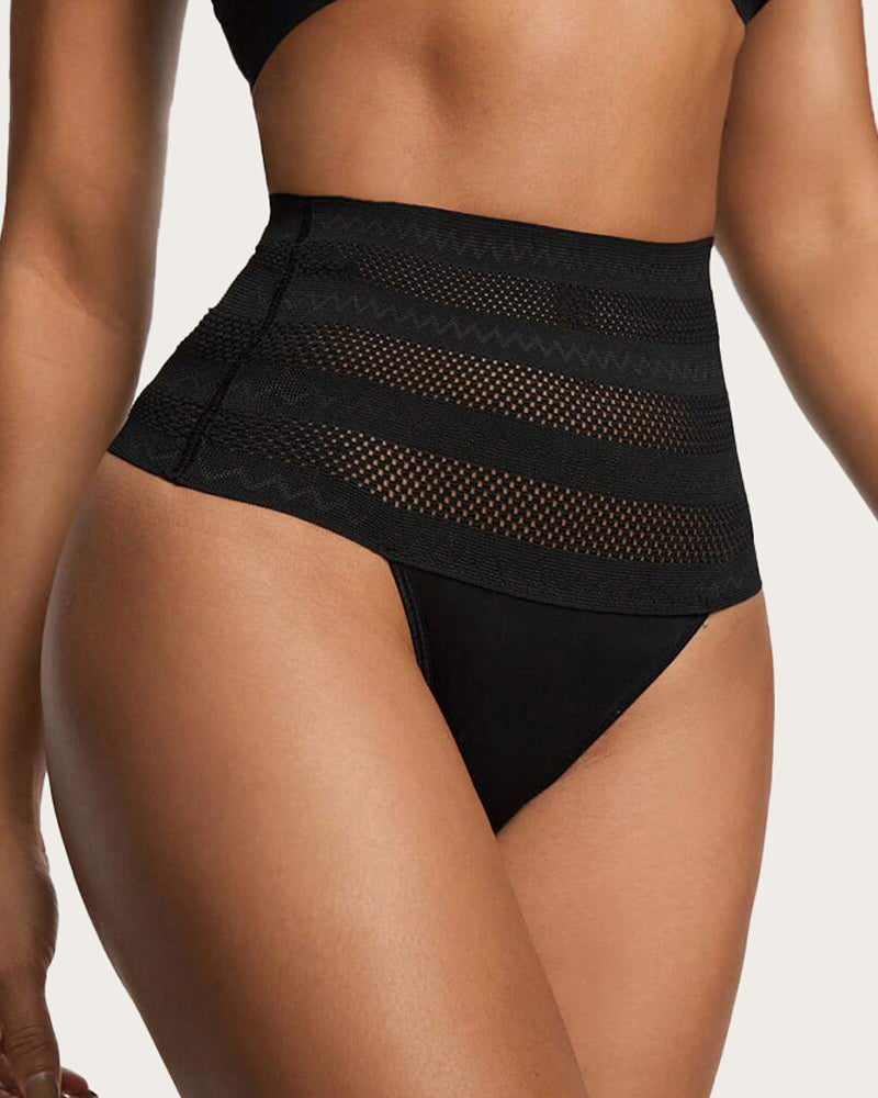 Braguita Faja Tanga de Talle Alto Transpirable – Control de Abdomen