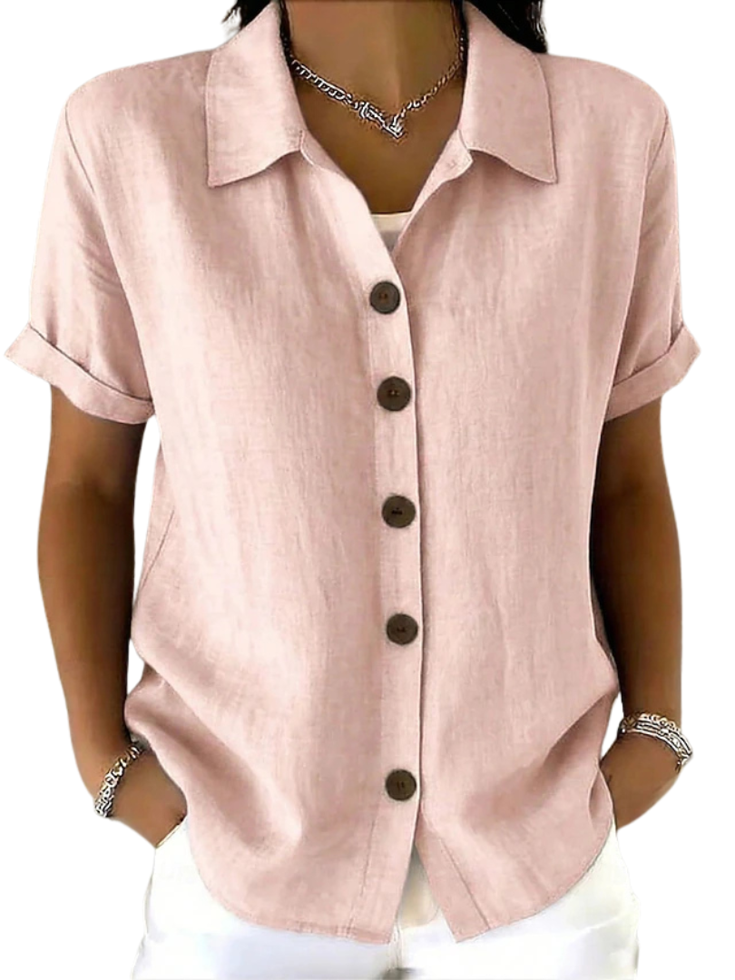 Marisol™ | Camisa de manga corta y corte holgado