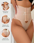Body Faja de Apertura Frontal con Braguita Reductora de Encaje