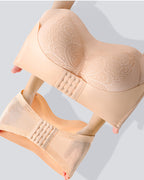 Sujetador Bandeau Push Up Sin Costuras de Copa Completa