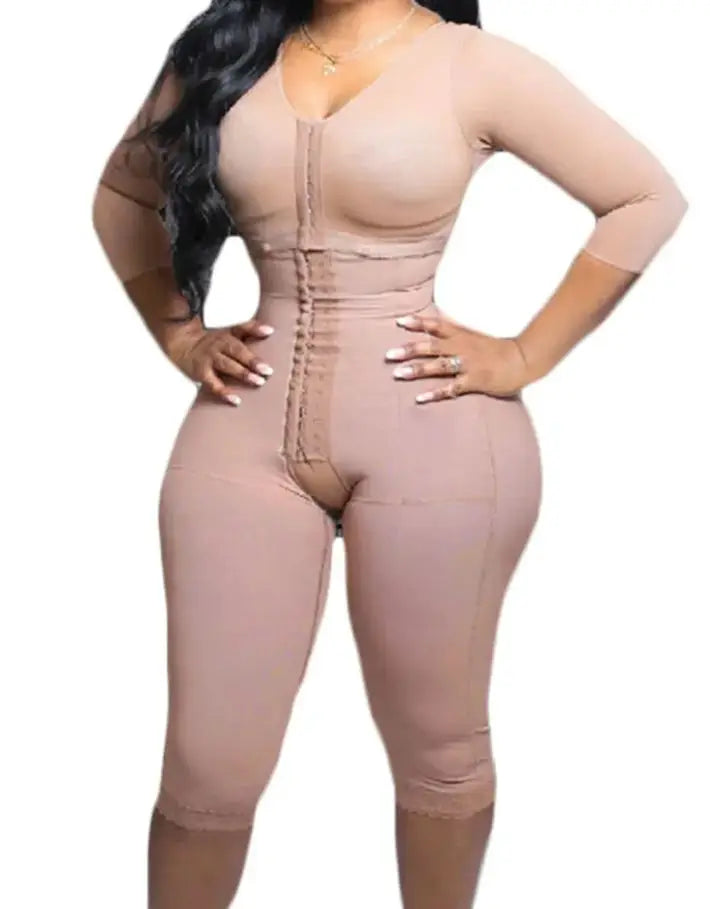 Faja Colombiana Completa de Alta Compresión con Copa Completa