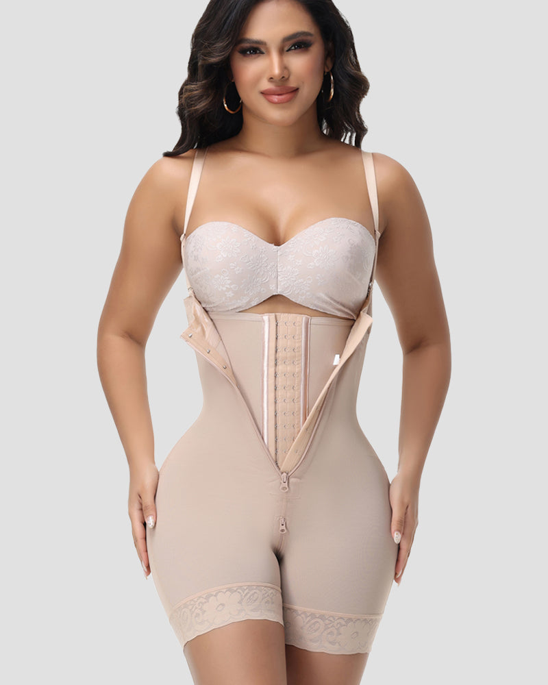 Short Faja con Cremallera en Entrepierna y Tirantes Desmontables