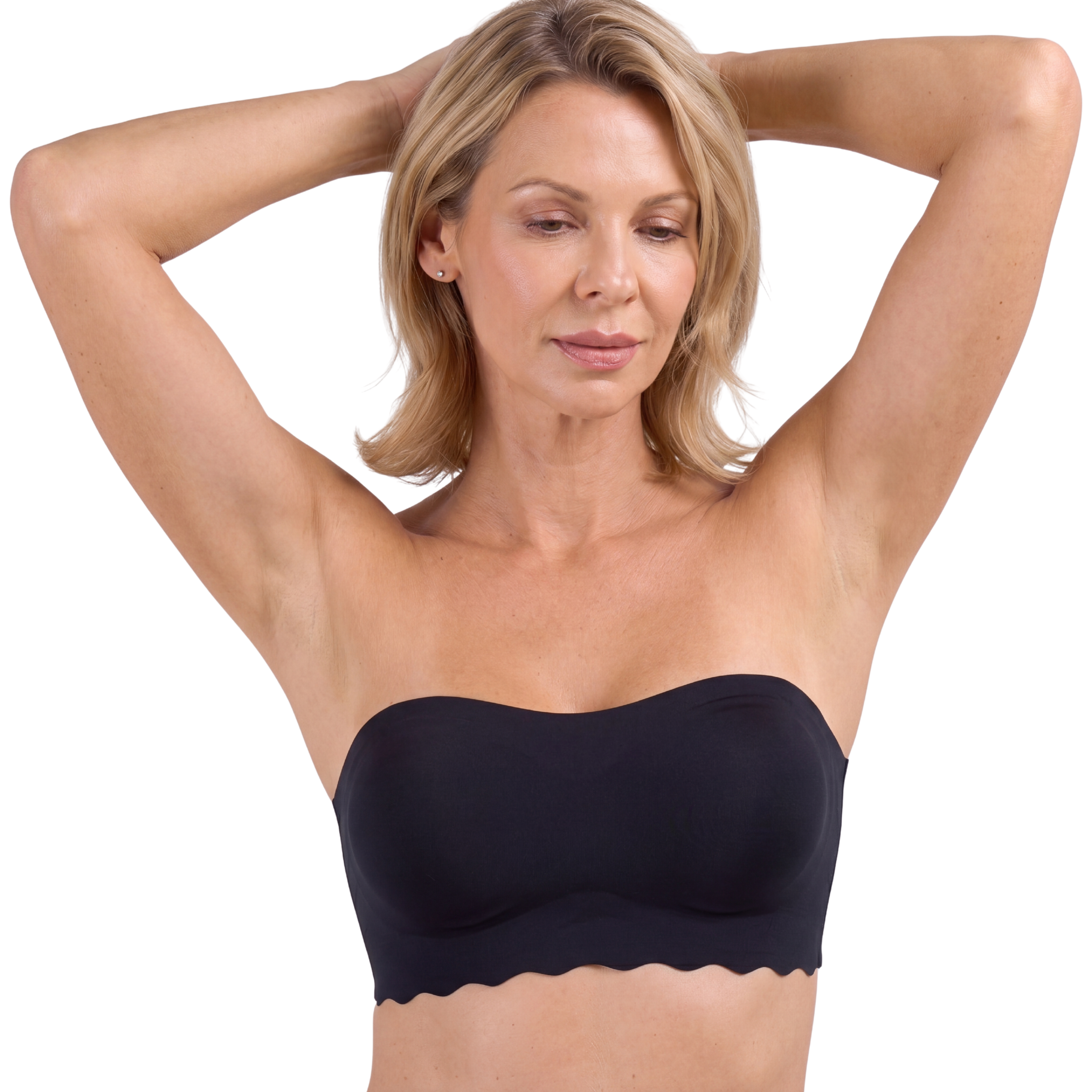Sujetador Bandeau Ondulado
