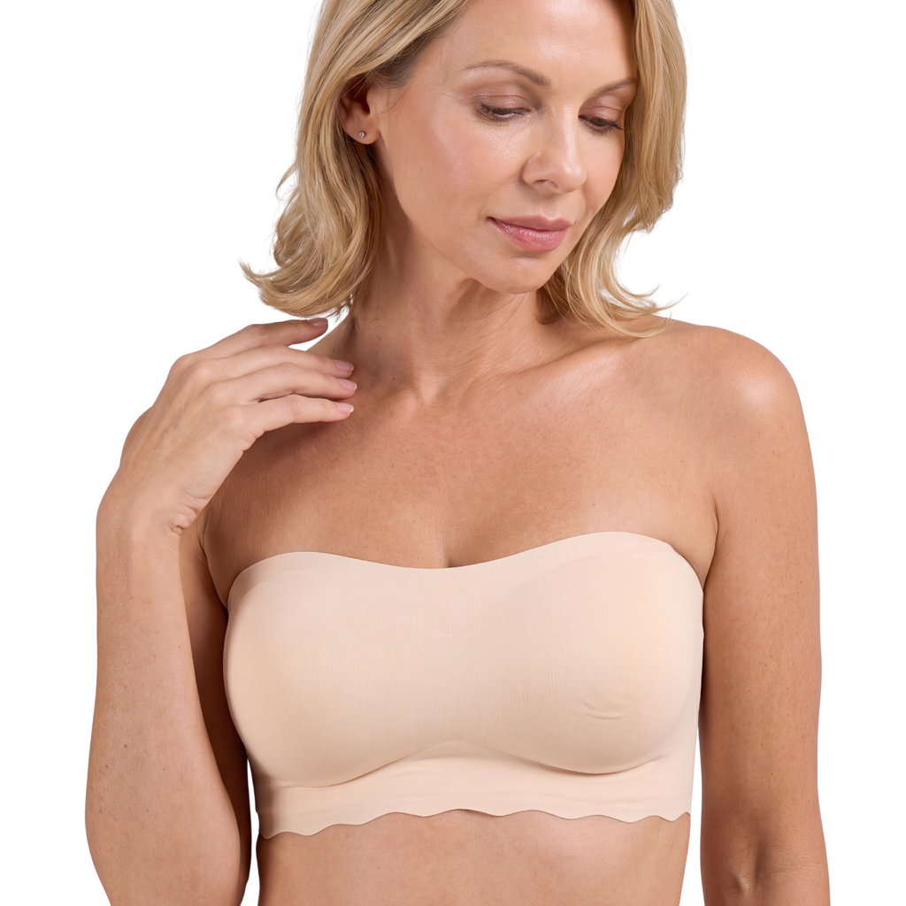 Sujetador Bandeau Ondulado