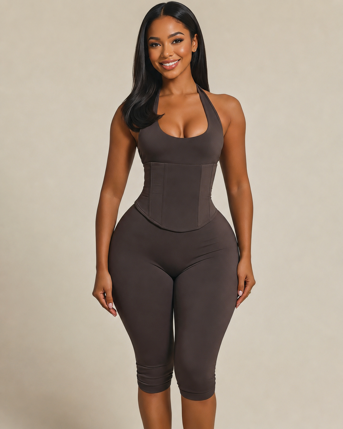 Conjunto Mono Capri con Corsé Moldeador Desmontable