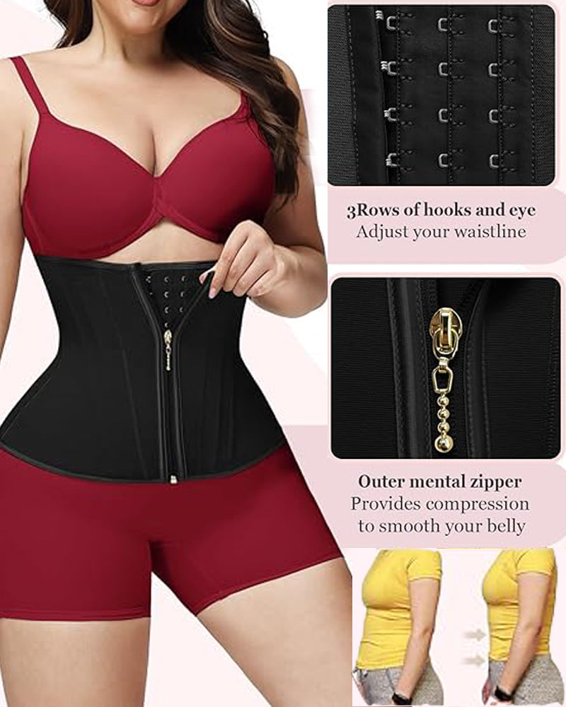 Faja Chaleco con Cremallera y 15 Varillas de Acero