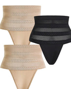 Braguita Faja Tanga de Talle Alto Transpirable – Control de Abdomen