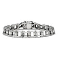 Bike Chain Bracelet - Oxidized 925 Sterling Silver - 7"-9" - 9mm