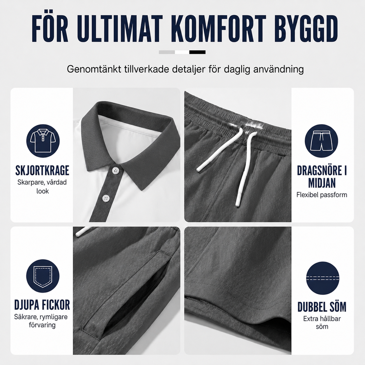 👕 2-teiliges Hemd- & Shorts-Set für Herren – bequem, atmungsaktiv & vielseitig für Sommer, Freizeit & Reisen ☀️🩳