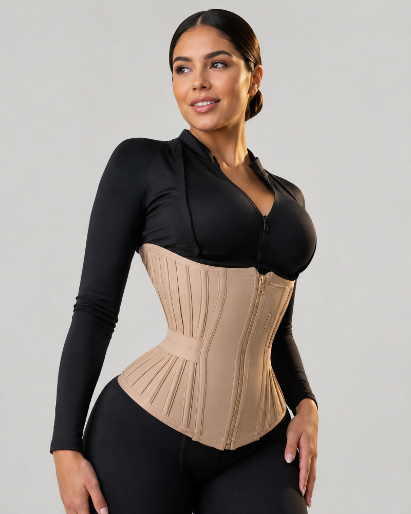 Faja Colombiana Corsé con Varillas y Banda Elástica