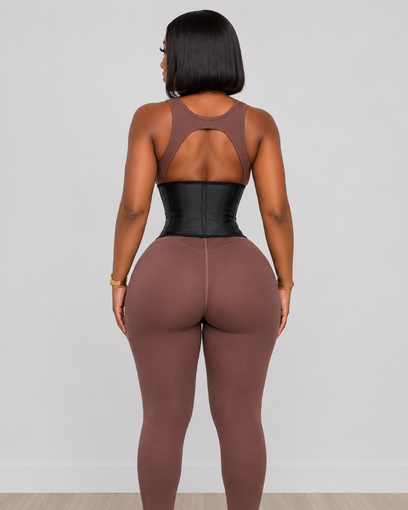 Cinturón Faja Reductor de Cintura Efecto Piel