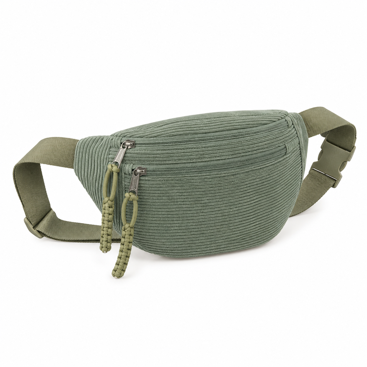 Petra | Bolso de hombro de terciopelo a costillas