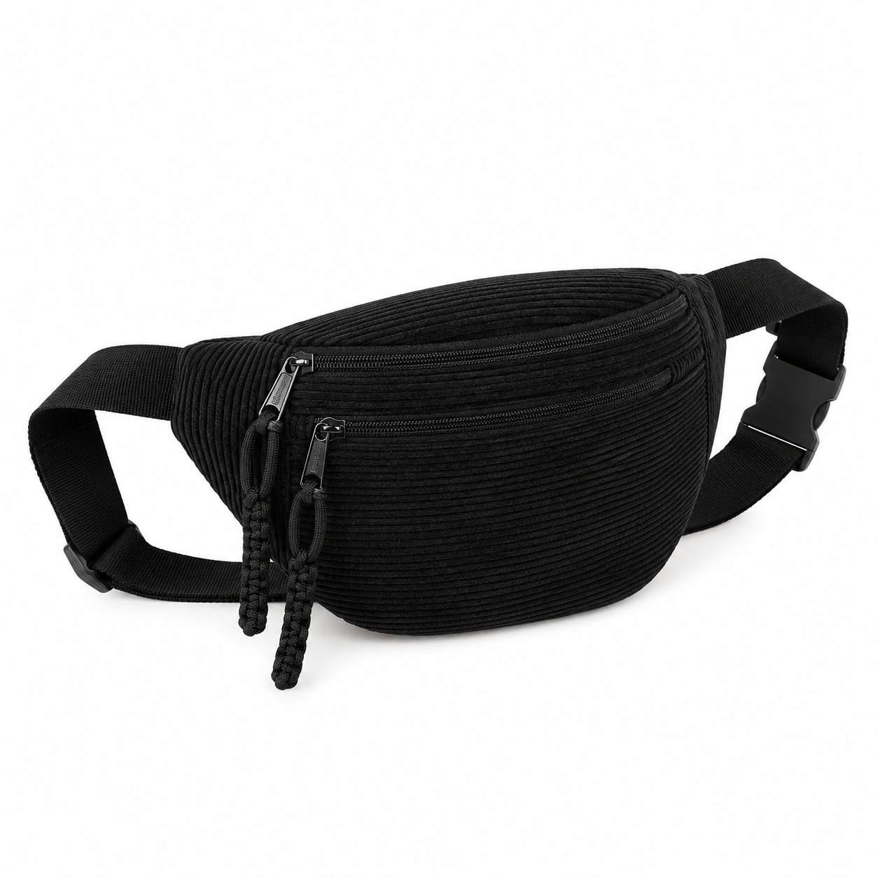 Petra | Bolso de hombro de terciopelo a costillas