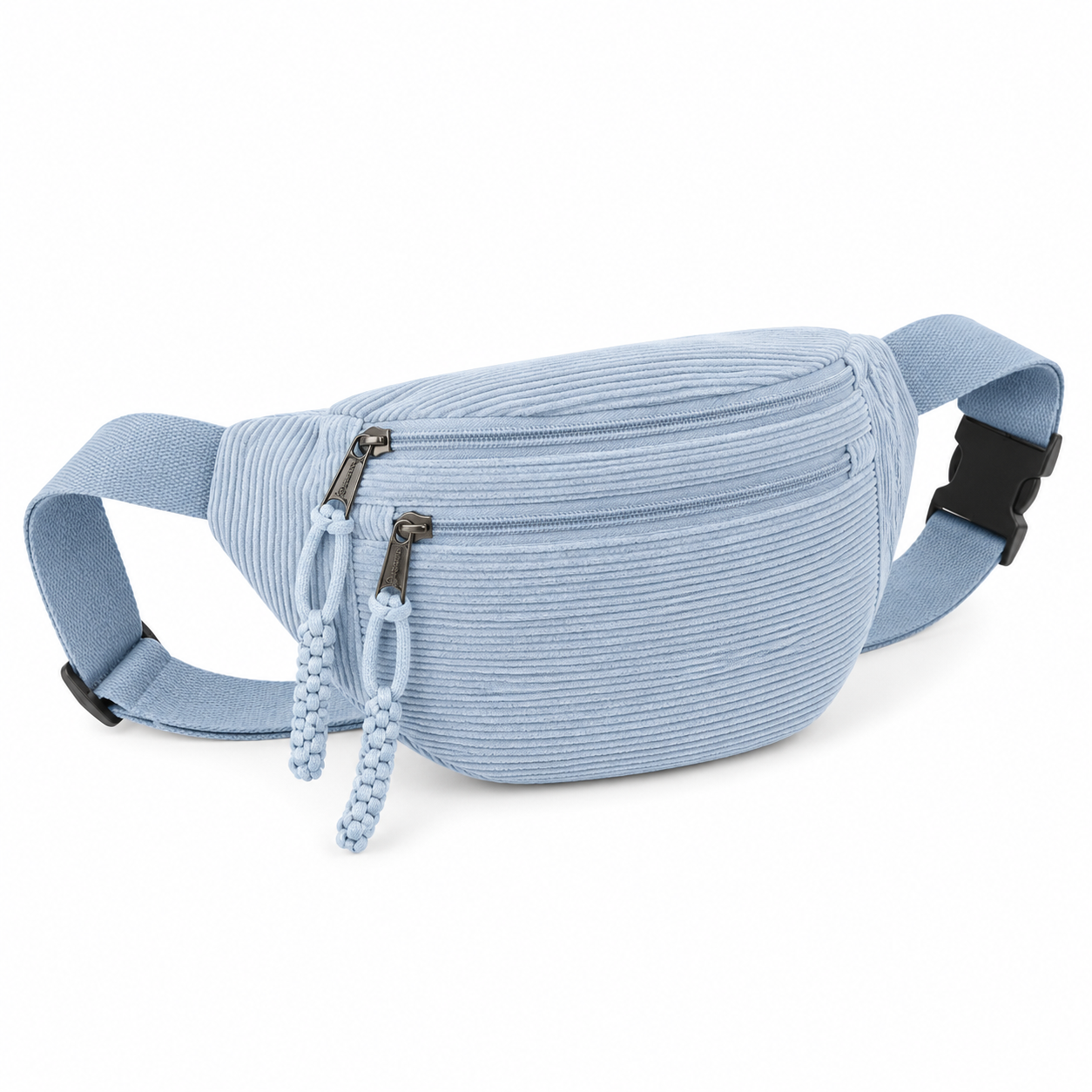 Petra | Bolso de hombro de terciopelo a costillas