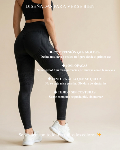 Leggings Venbelia 3D — Compresión que moldea tu figura