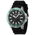 Invicta Pro Diver Watch 46129 45mm Green Bezel - Japan Movement Silicone Strap