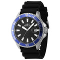 Invicta Pro Diver Watch 46130 45mm Blue Bezel - Japan Movement Silicone Strap