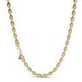 Infinity Rice Link Chain Necklace - 14k Gold Vermeil 925 Sterling Silver - 18"-30" - 6mm