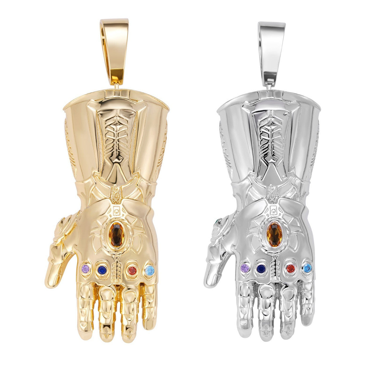 SERIES 7: Limited Edition Infinity Gauntlet Glove Pendant Harlembling x Big E The Jeweler